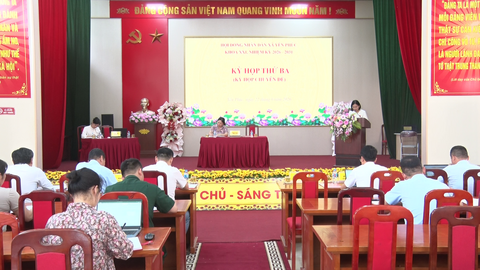Kỳ họp thứ Ba kỳ họp chuyên đề HĐND xã khóa XXI,  Nhiệm kỳ 2026 - 2031
